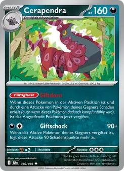 Cerapendra, Karte 056 aus Schwarze Blitze
