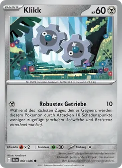 Klikk, Karte 061 aus Schwarze Blitze