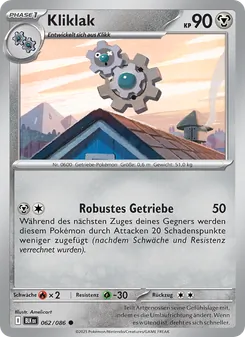 Kliklak, Karte 062 aus Schwarze Blitze