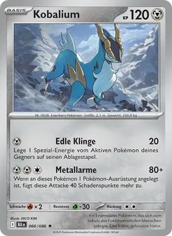 Kobalium, Karte 066 aus Schwarze Blitze