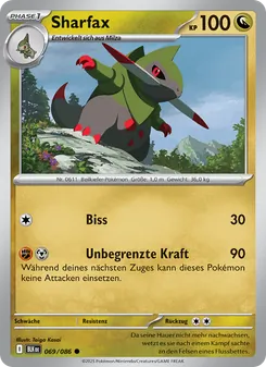 Sharfax, Karte 069 aus Schwarze Blitze