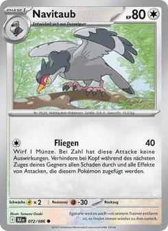Navitaub, Karte 072 aus Schwarze Blitze