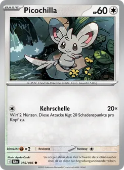 Picochilla, Karte 075 aus Schwarze Blitze