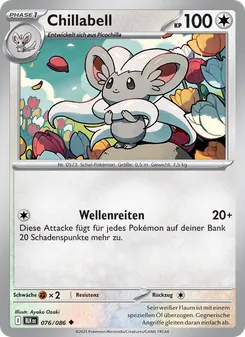 Chillabell, Karte 076 aus Schwarze Blitze
