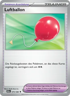 Luftballon, Karte 079 aus Schwarze Blitze