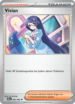 Vivian, Karte 082 aus Schwarze Blitze