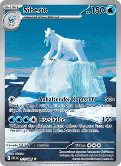 Siberio, Karte 110 aus Schwarze Blitze