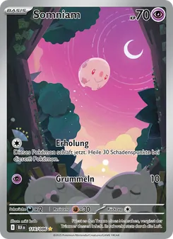 Somniam, Karte 116 aus Schwarze Blitze