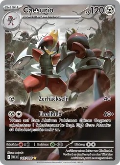 Caesurio, Karte 143 aus Schwarze Blitze