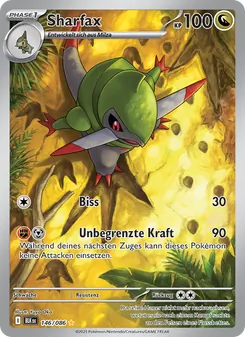 Sharfax, Karte 146 aus Schwarze Blitze