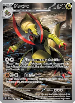 Maxax, Karte 147 aus Schwarze Blitze