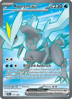 Kyurem-ex, Karte 157 aus Schwarze Blitze