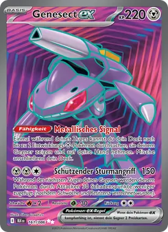 Genesect-ex, Karte 161 aus Schwarze Blitze