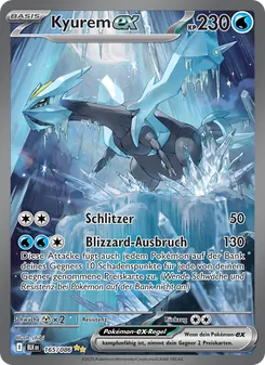 Kyurem-ex, Karte 165 aus Schwarze Blitze