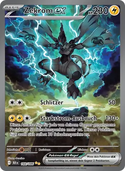 Zekrom-ex, Karte 166 aus Schwarze Blitze