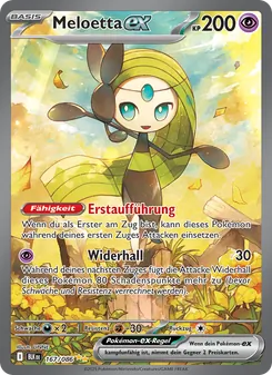 Meloetta-ex, Karte 167 aus Schwarze Blitze