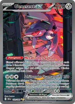 Genesect-ex, Karte 169 aus Schwarze Blitze