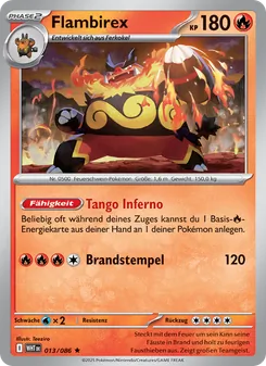 Flambirex, Karte 013 aus Weiße Flammen