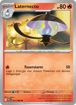 Laternecto, Karte 017 aus Weiße Flammen