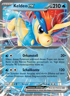 Keldeo-ex, Karte 030 aus Weiße Flammen