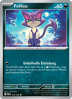 Felilou, Karte 055 aus Weiße Flammen