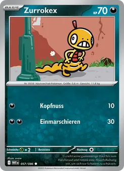 Zurrokex, Karte 057 aus Weiße Flammen