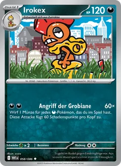 Irokex, Karte 058 aus Weiße Flammen