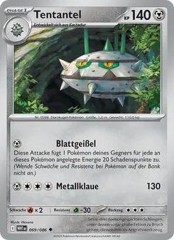 Tentantel, Karte 069 aus Weiße Flammen