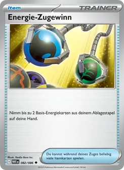 Energie-Zugewinn, Karte 082 aus Weiße Flammen