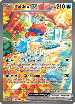Keldeo-ex, Karte 167 aus Weiße Flammen