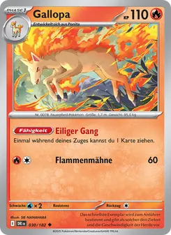 Gallopa, Karte 030 aus Ewige Rivalen