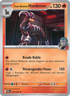 Team Rockets Hundemon, Karte 038 aus Ewige Rivalen