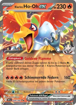 Klarins Ho-Oh-ex, Karte 039 aus Ewige Rivalen