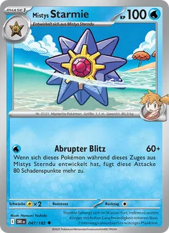 Mistys Starmie, Karte 047 aus Ewige Rivalen