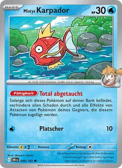 Mistys Karpador, Karte 048 aus Ewige Rivalen