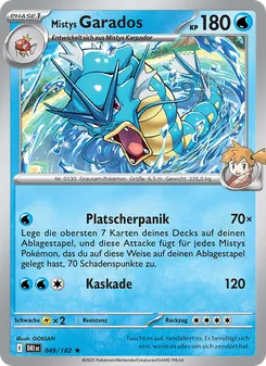 Mistys Garados, Karte 049 aus Ewige Rivalen