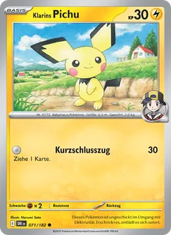 Klarins Pichu, Karte 071 aus Ewige Rivalen