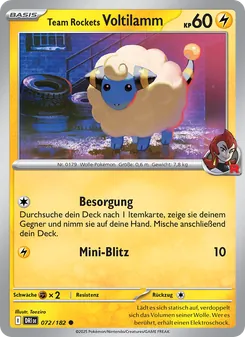 Team Rockets Voltilamm, Karte 072 aus Ewige Rivalen