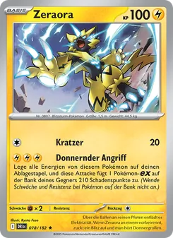 Zeraora, Karte 078 aus Ewige Rivalen