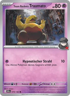 Team Rockets Traumato, Karte 079 aus Ewige Rivalen