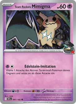 Team Rockets Mimigma, Karte 087 aus Ewige Rivalen