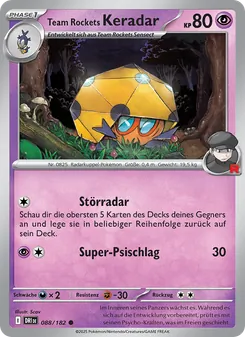 Team Rockets Keradar, Karte 088 aus Ewige Rivalen