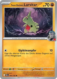 Team Rockets Larvitar, Karte 094 aus Ewige Rivalen