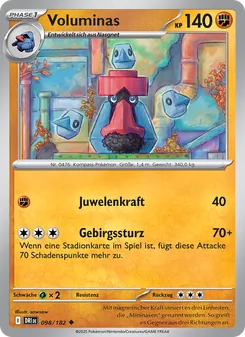 Voluminas, Karte 098 aus Ewige Rivalen
