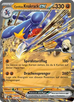 Cynthias Knakrack-ex, Karte 104 aus Ewige Rivalen