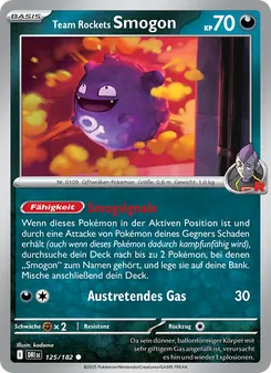 Team Rockets Smogon, Karte 125 aus Ewige Rivalen