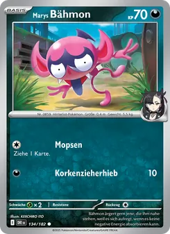 Marys Bähmon, Karte 134 aus Ewige Rivalen