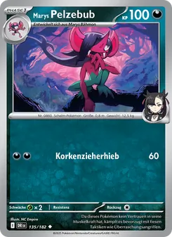 Marys Pelzebub, Karte 135 aus Ewige Rivalen