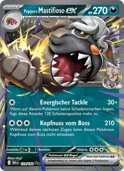 Peppers Mastifioso-ex, Karte 139 aus Ewige Rivalen