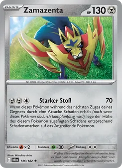 Zamazenta, Karte 146 aus Ewige Rivalen